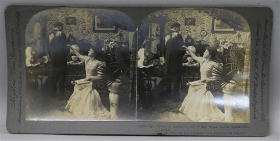 A photo album, 1960s publicity photographs and 19th century Valentine cards etc